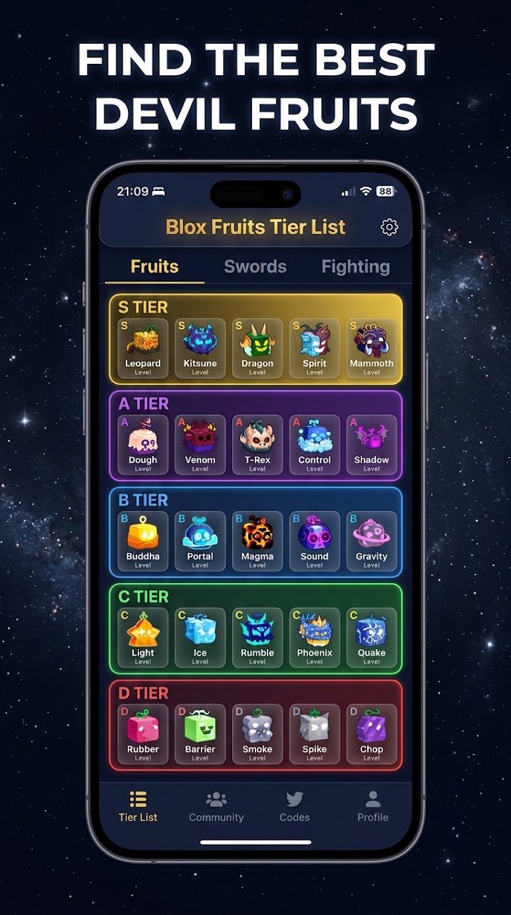 Blox Fruits Tier List & Build screenshot