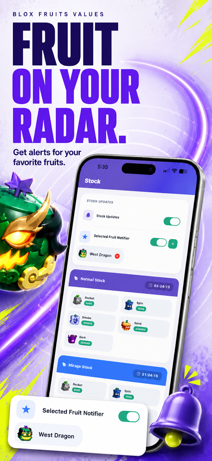 Fruit Values Calculator for Blox Fruits | AppGameGuide screenshot