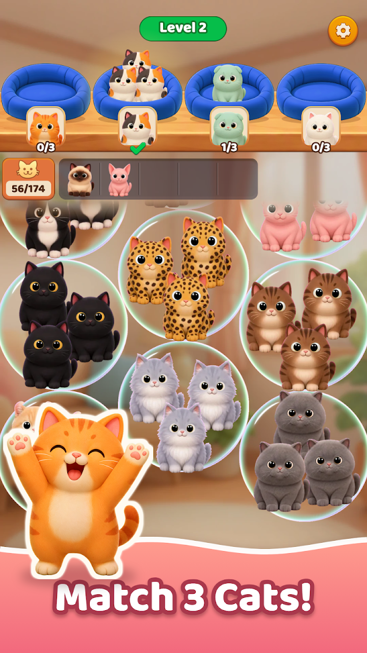 Meowpop: Cat Sort Puzzle screenshot