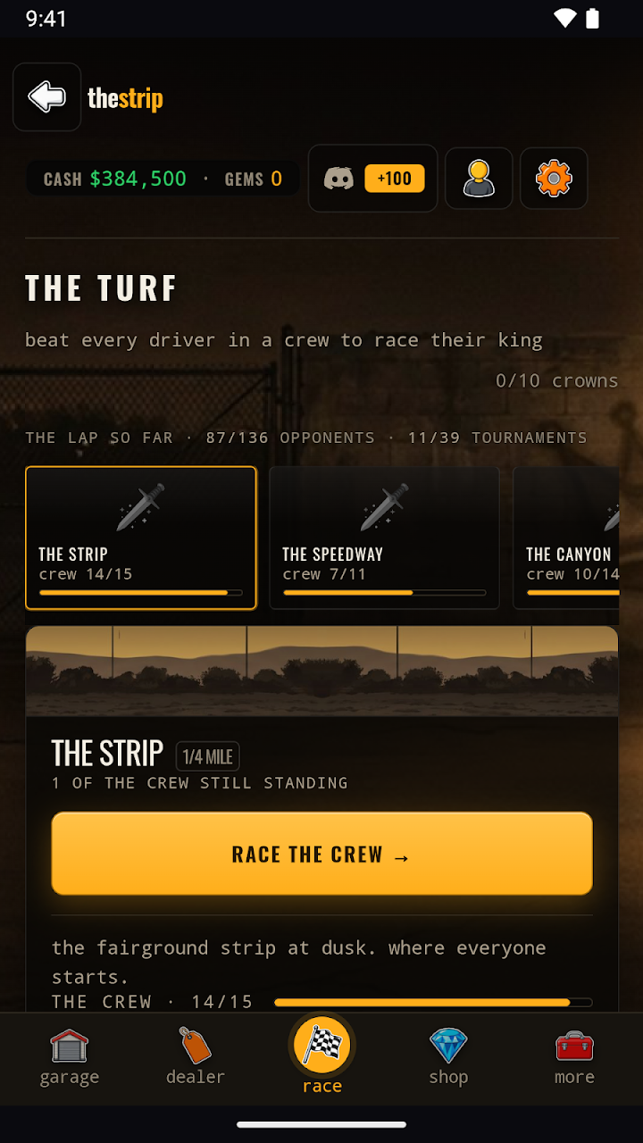 the strip - drag racing game screenshot