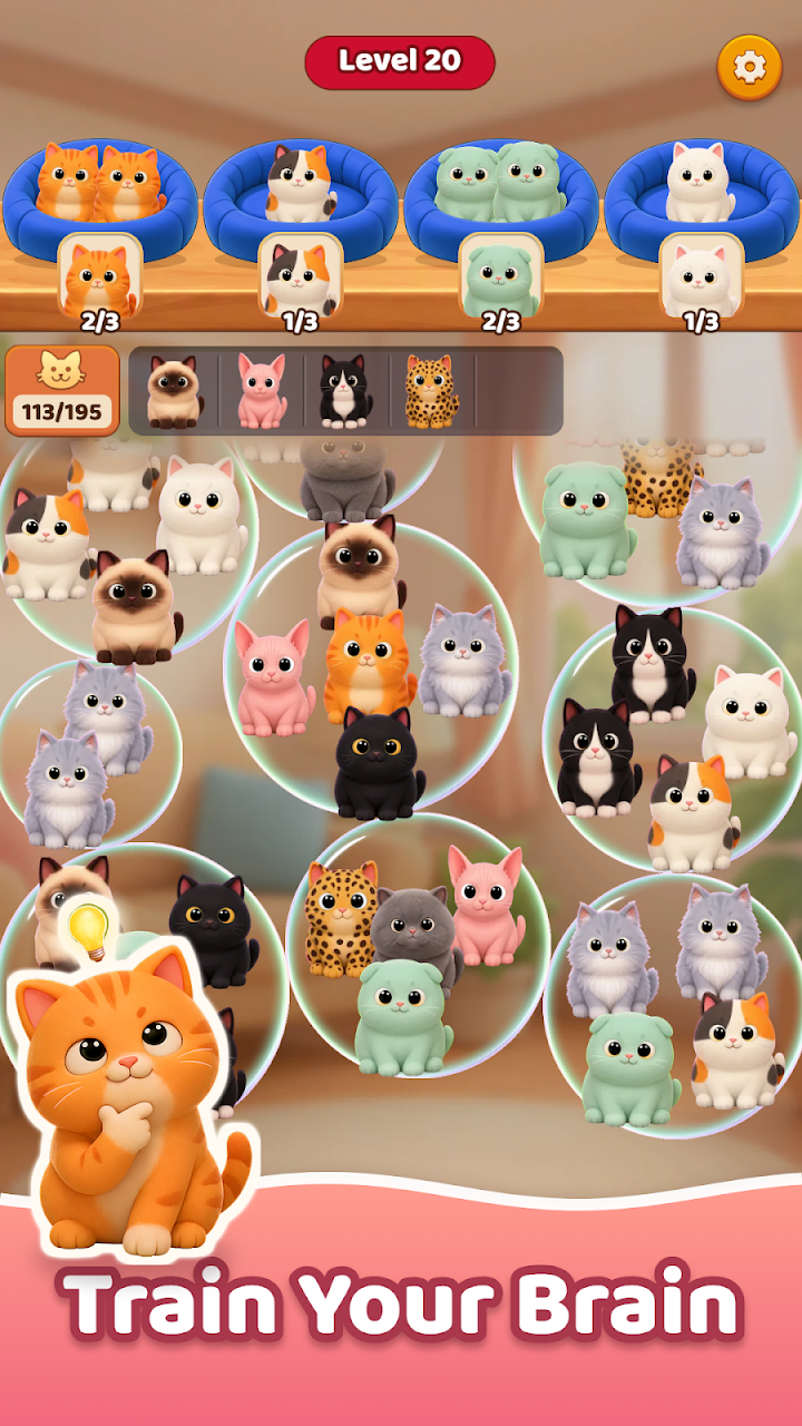 Meowpop: Cat Sort Puzzle screenshot